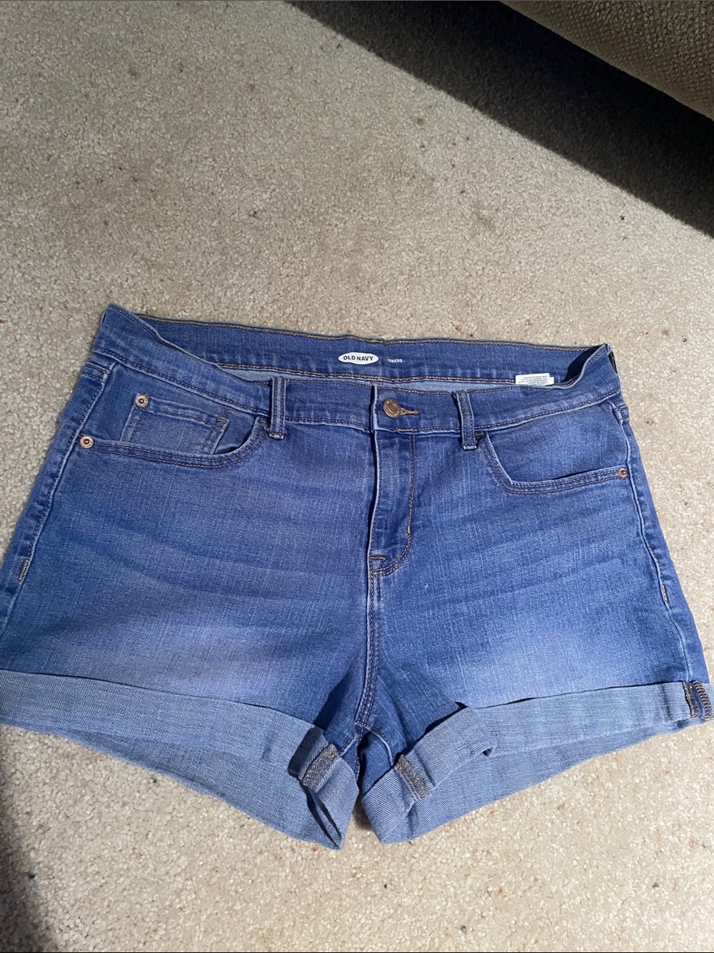 Old Navy boyfriend Rolled Cuff Denim Shorts